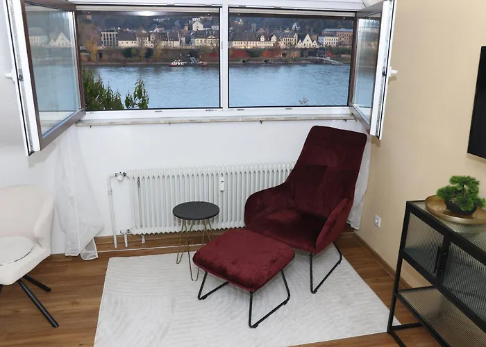 -maison Margot-am Deutschen Eck Mit Rhein- Und Festungsblick 아파트 *